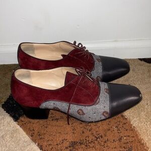 Vintage Christian Louboutin Fall 2016 Multi Color Tie-Up Shoes – Women’s 39.5